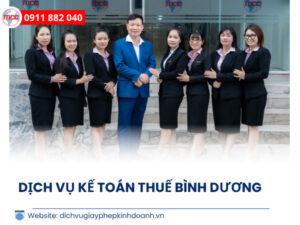 Dịch vụ kế toán thuế Bình Dương trọn gói