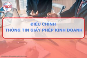 điều chỉnh thông tin giấy phép kinh doanh