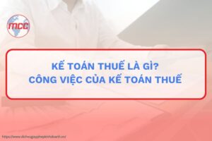 công việc của kế toán thuế