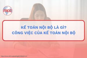 công việc của kế toán nội bộ