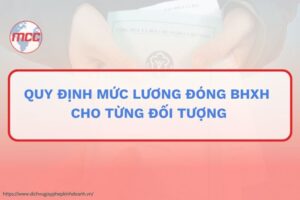 mức lương đóng bhxh