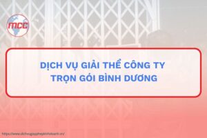 dịch vụ giải thể công ty