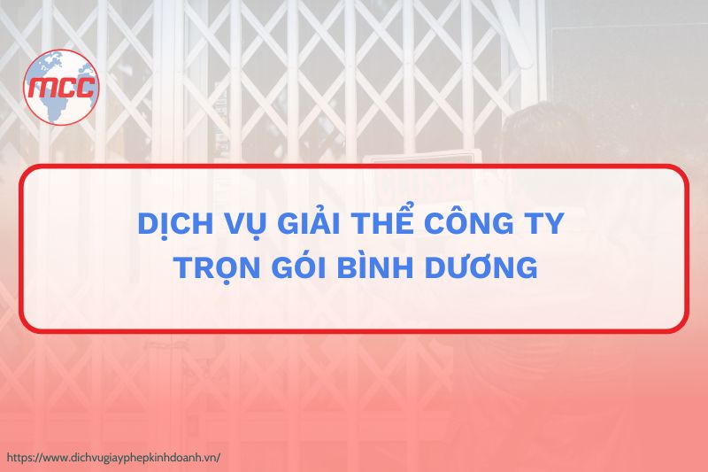 dịch vụ giải thể công ty