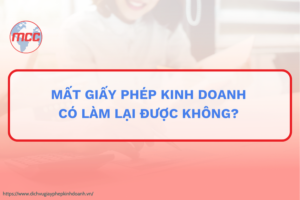 mất giấy phép kinh doanh