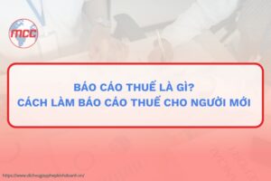 báo cáo thuế