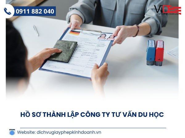 Hồ sơ thành lập công ty tư vấn du học